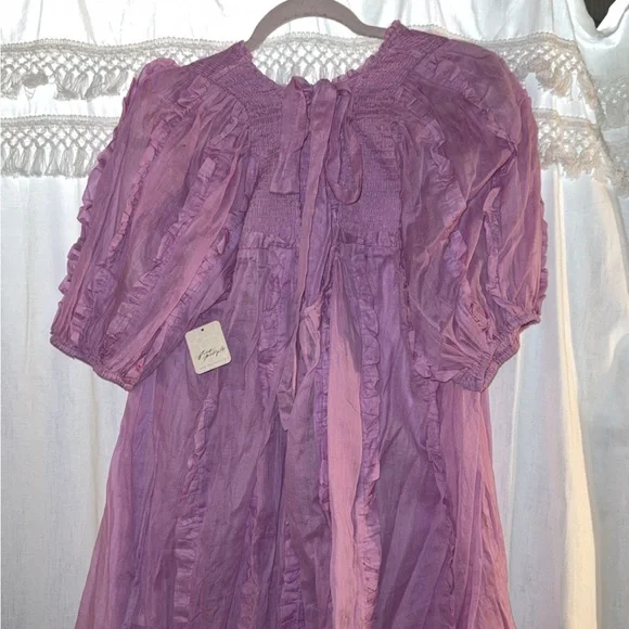 Free People Ruffled Blouse - Picture 2 of 3